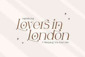 Lovers in London Serif Duo