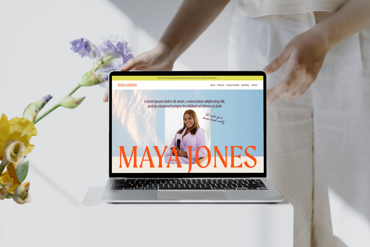Squarespace Template Coach Website, a Squarespace Template by GoLive Website Templates (Photo 9 of 13)