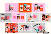 Social Media Smartphone Mockup Set, an iPhone Mockup by Mego-studio (Thumbnail 2 of 6)