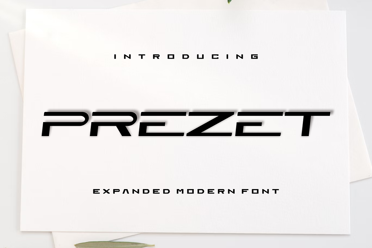 Prezet Font, a Sans Serif Font by agusariyadi (Photo 1 of 5)