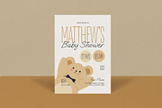 Baby Shower Invitation, an Invitation Template by graphicook (Thumbnail 3 of 3)