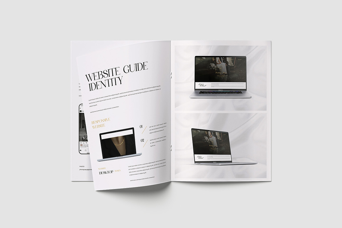 Wedding Brand Guideline Template, a Brochure Template by TMint Play (Photo 8 of 8)