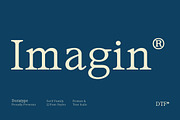 Imagin, a Serif Font by Dora Typefoundry (Thumbnail 1 of 10)