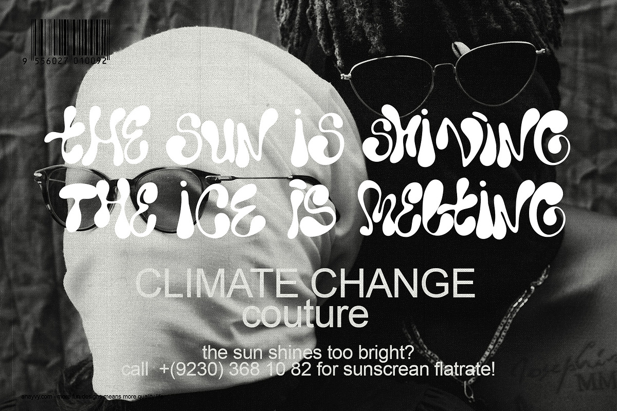 Rendi Wendy a chunky trippy font, a Font by ana & yvy (Photo 8 of 13)