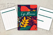 Printable Life Planner Template, a Stationery Template by Design House (Thumbnail 6 of 9)