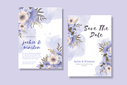 Purple Watercolor Invitation Card, an Invitation Template by Weddinginvitation by Fati (Thumbnail 1 of 2)