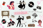 Retro PNG Cutouts Vintage Stickers, an Object Graphic by Design Alchemy Studio (Thumbnail 9 of 12)