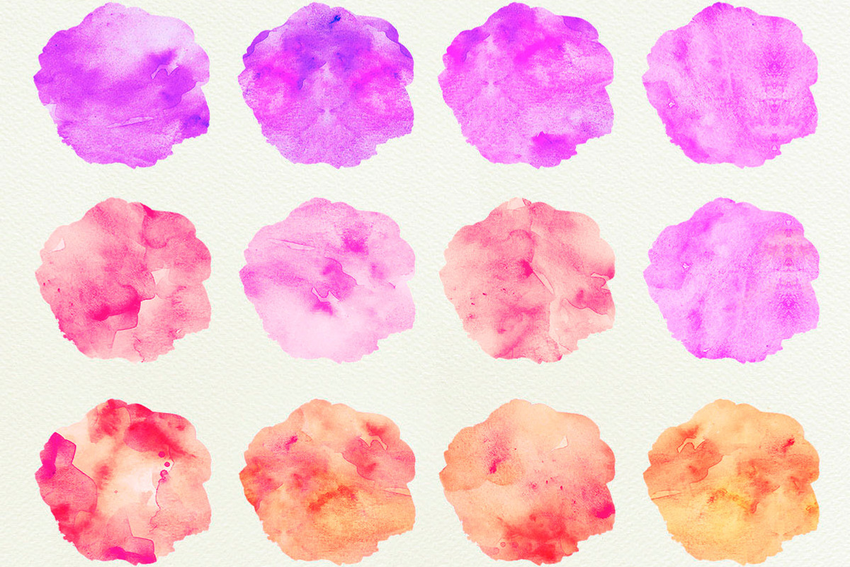 Watercolor Kit Styles + Typeface preview 5