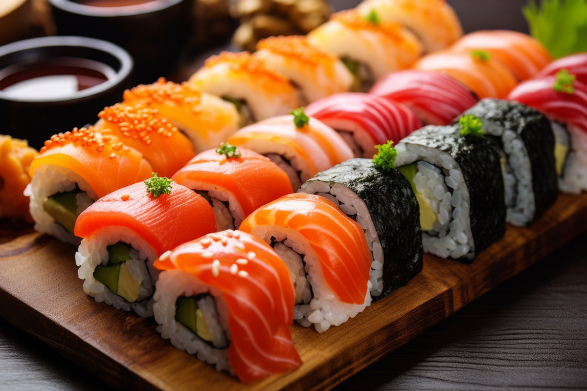 Sushi set. 35 images, a Food Illustration by Handmadefont (Photo 3 of 10)