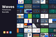 WAVES Finance Presentation Bundle, a Presentation Template by slidequest (Thumbnail 1 of 14)
