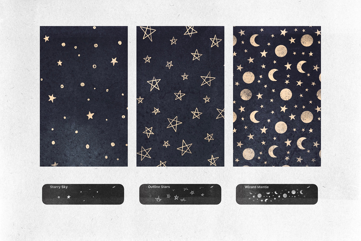Magic Stars. Brushes for Procreate, a Brush Add-On by Maria Summer (Photo 5 of 10)