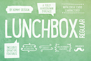 LUNCHBOX Regular +Webfont, a Sans Serif Font by Kimmy Design (Thumbnail 1 of 5)