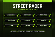 Street Racer Twitch & Kick Panels, an Object Graphic by Gear Store (Thumbnail 1 of 5)