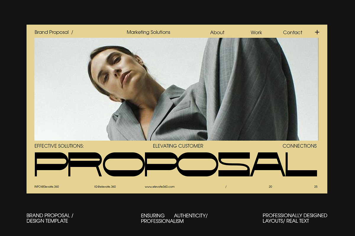 Brand Proposal & Marketing Solution, a Presentation Template by Viva Agency (Photo 2 of 10)