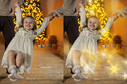 50 Christmas Star Light Overlays, a Texture Graphic by 3Motional (Thumbnail 11 of 16)
