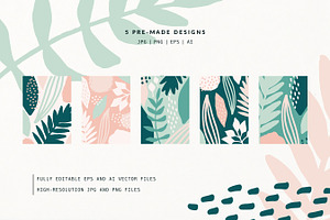 Spring Mood Patterns Elements