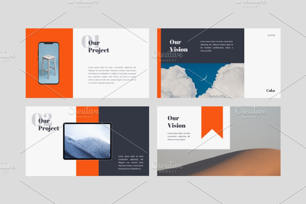 CAKA - Powerpoint Template, a Presentation Template by Pixelz Studio (Photo 5 of 10)