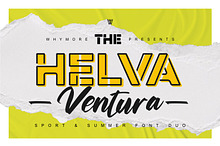 Helva Ventura Font Duo Sans Script