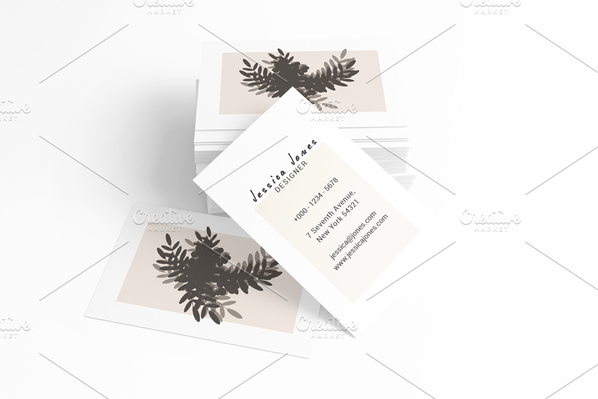 Nature Creative Business Card, a Business Card Template by land art (Photo 5 of 7)