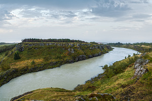 Hrutey island public park near Blonduos town, North-West of Icel, a Nature Photo by YuriyB