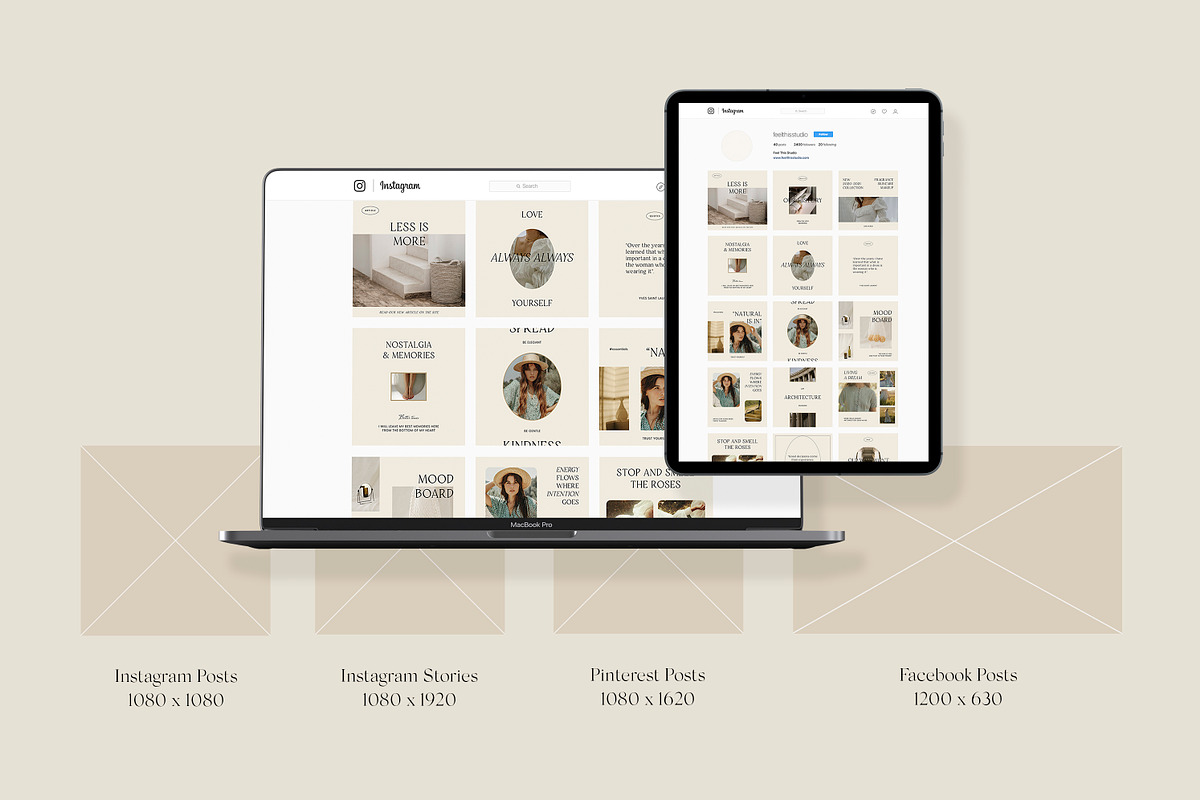 Juliet Social Media Pack PS, a Social Media Template by Feel This (Photo 2 of 18)