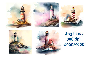 Nautical.Lighthouses And Boats