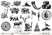 100 line art Viking clip art, a Person Illustration by Poppy Lane Studio (Thumbnail 2 of 12)