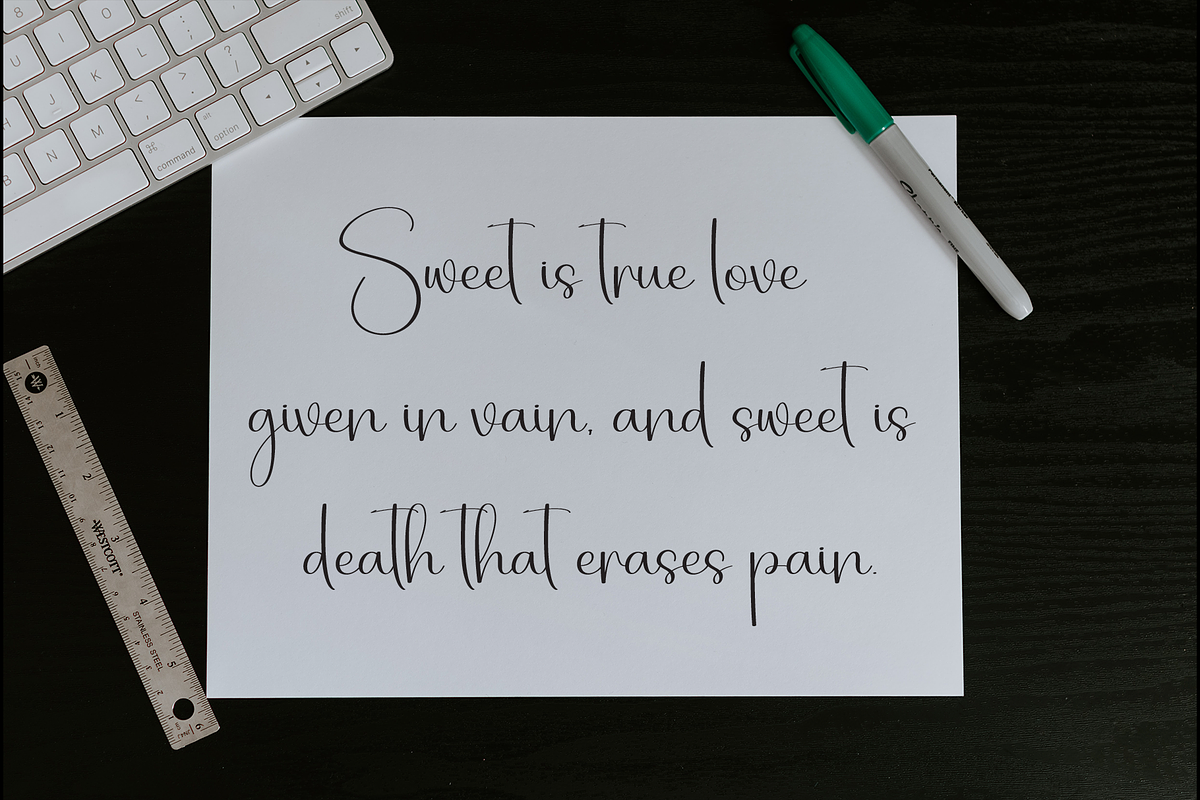 Starlight | Script Font, a Handwritten Font by Scratchones (Photo 5 of 9)