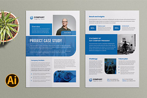 Case Study Template, a Flyer Template by Pixelpick