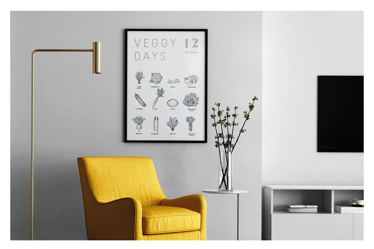 The Vegetables Collection, a Food Illustration by dicreate (Photo 12 of 14)