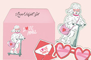 Valentine's Cards Die-Cut Shapes, a Seasonal Illustration by HannaSymo (Thumbnail 10 of 13)