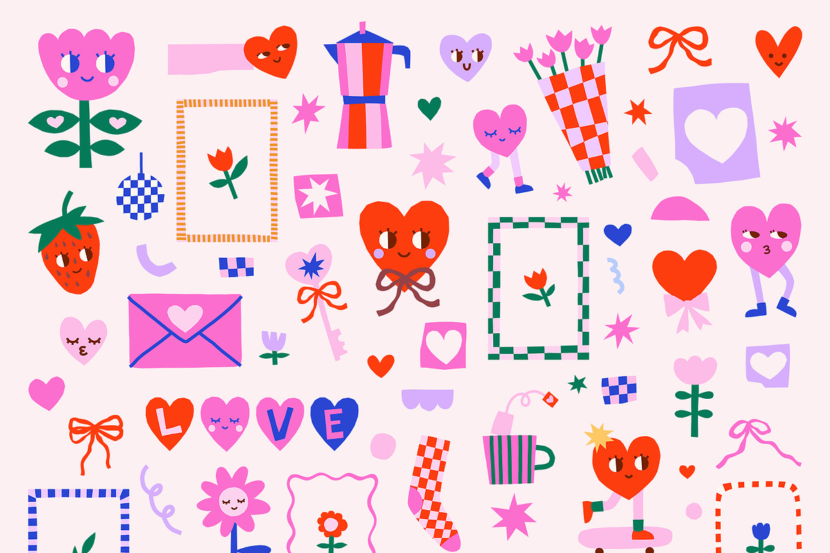 Cutout Valentine Poster Creator, a Background Graphic by ArtFM (Photo 11 of 13)