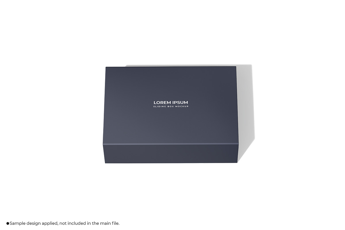 Rectangular Sliding Box Mockup, a Packaging Mockup by Sheikhadesign (Photo 8 of 11)