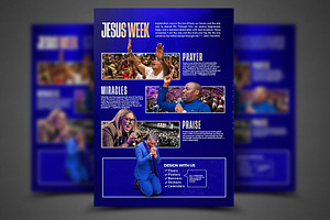 Church Poster design Instagram Templ