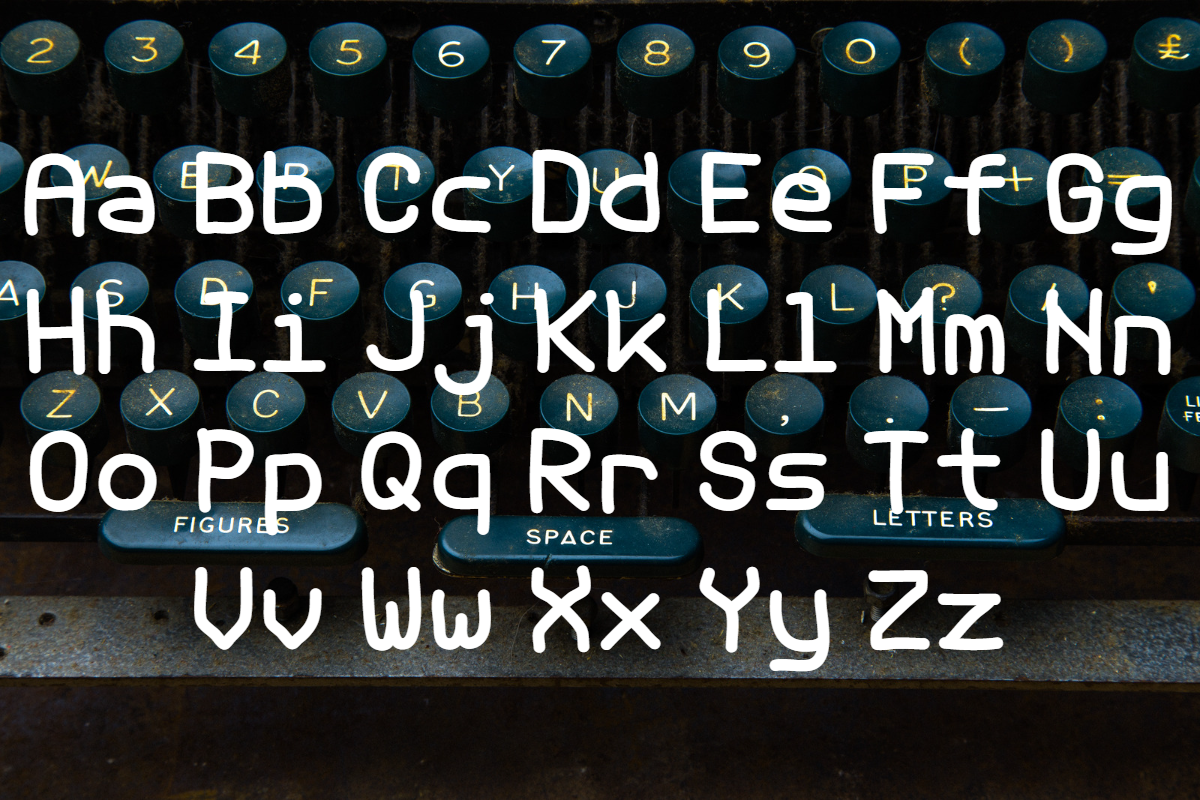 Teletype Curve, a Sans Serif Font by TNE Designs (Photo 2 of 5)