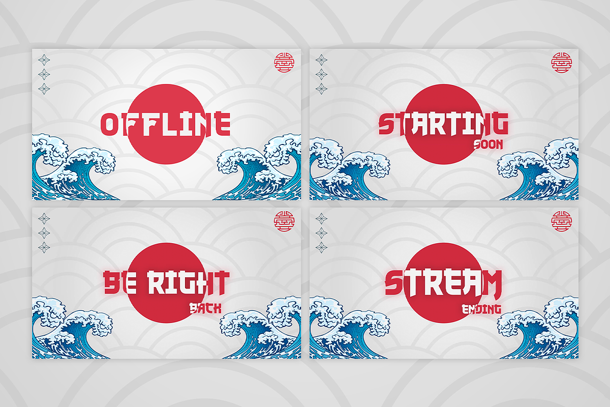 Japanese Twitch Overlay, a Templates & Theme by StreamSkins (Photo 4 of 5)