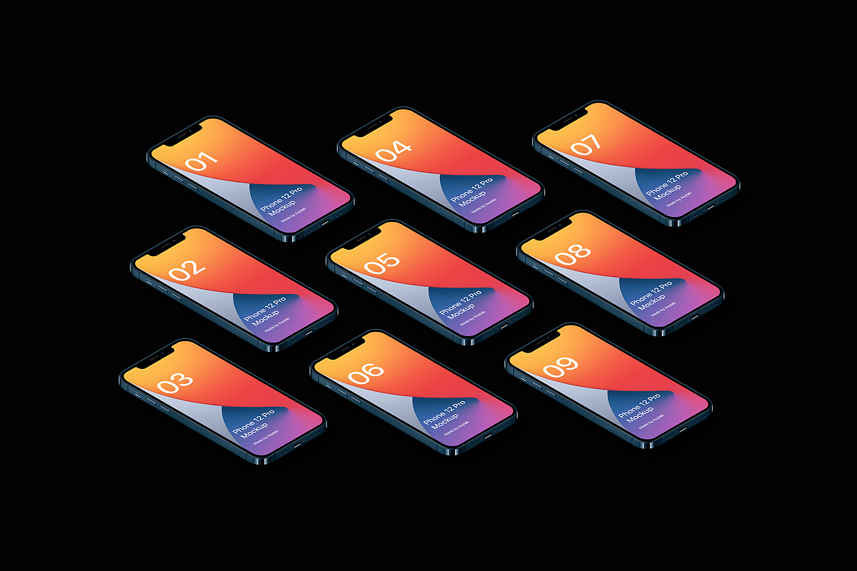 Phone 12 Pro - 20 Mockups Scenes, an iPhone Mockup by Asylab (Photo 26 of 37)