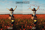 Wild Poppies Photo Overlays, a Layer Style Add-On by CreativePresets.com (Thumbnail 10 of 12)