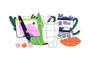 Digital artists, designers set, a Person Illustration by PaperTrident (Thumbnail 5 of 9)