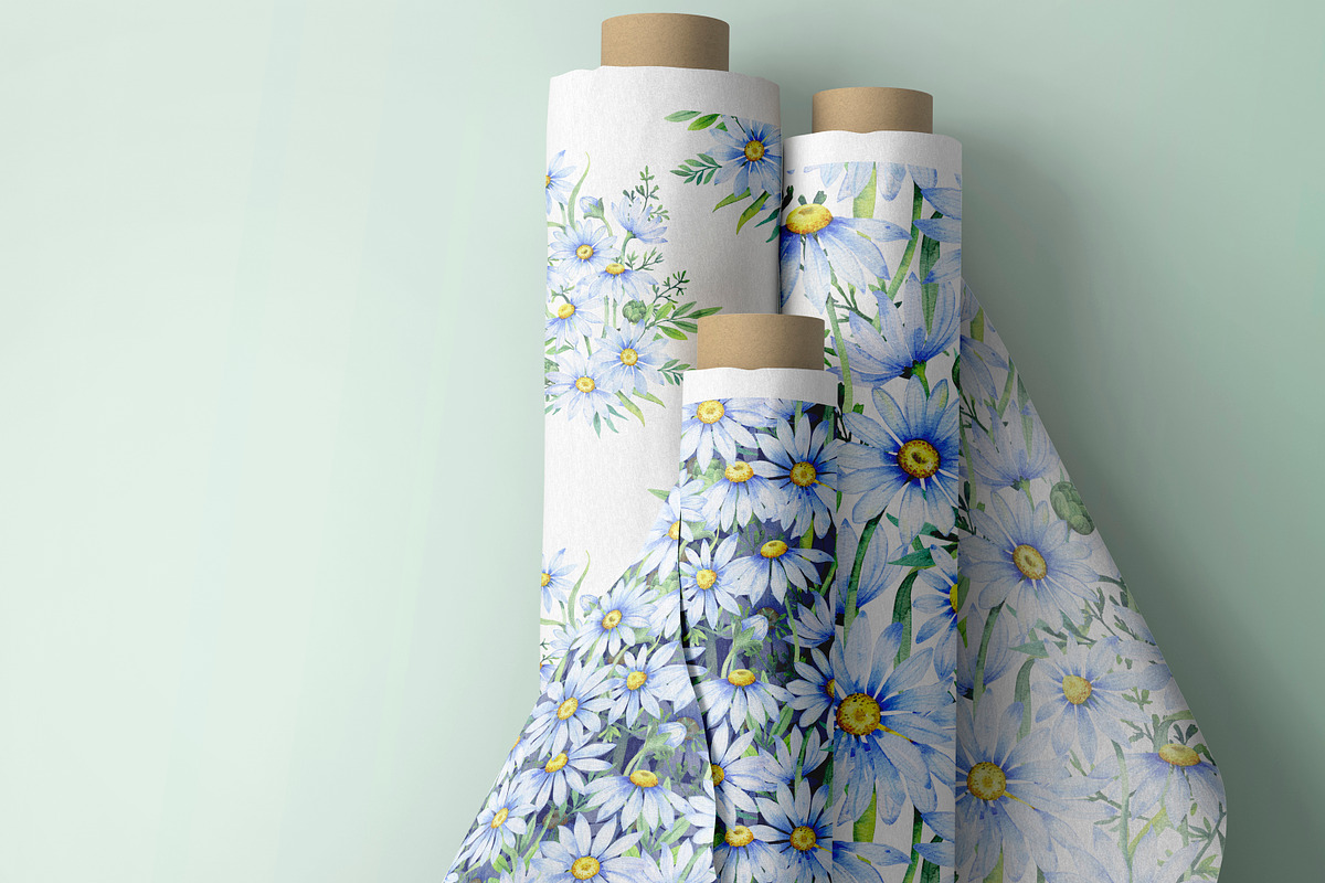 Delicate daisies, a Decorative Illustration by EshaStudio (Photo 6 of 9)