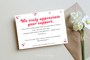 Cute Small Business Thank You Card, a Card Template by Elegant_Studio44 (Thumbnail 3 of 6)