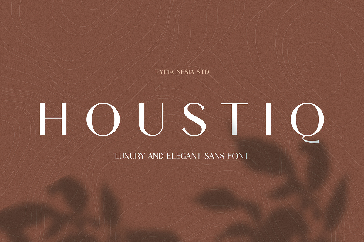 Houstic Sans, a Sans Serif Font by Typia Nesia (Photo 1 of 8)