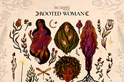 Rooted Woman | Sacred Feminine, a Person Illustration by Ink Stories (Thumbnail 2 of 16)