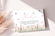 Butterfly Baby Shower Thank You Card, an Invitation Template by Digital_Mind (Thumbnail 6 of 6)