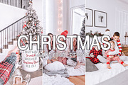 5 Christmas Lightroom Photo Presets, a Preset Add-On by Presets by Yevhen (Thumbnail 1 of 10)