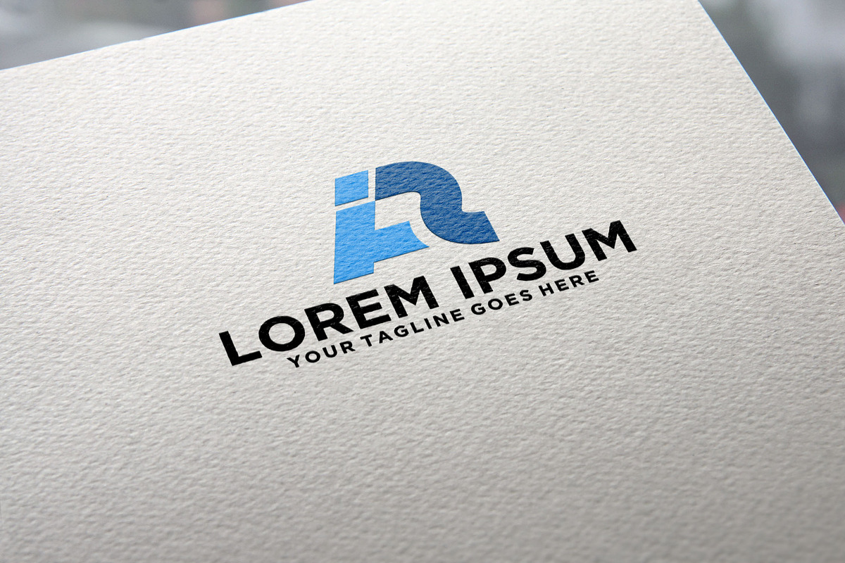 Initial I R letter modern logo, a Branding & Logo Template by REDVY ...