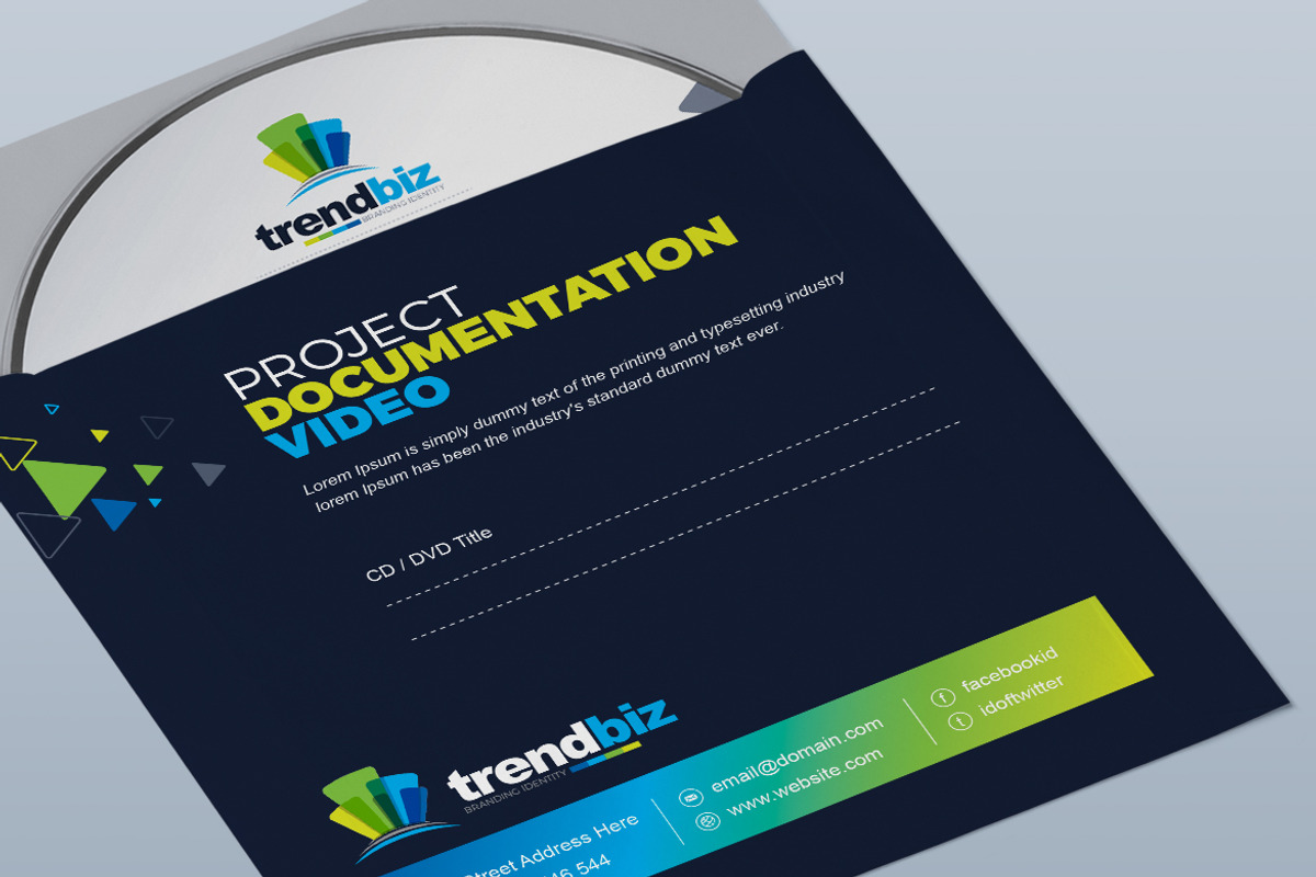 CD Cover Template, a Stationery Template by ContestDesign (Photo 3 of 4)