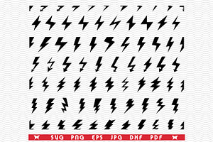 SVG Flash lighting, Seamless Thunder, a Background Graphic by DesignStudioRM