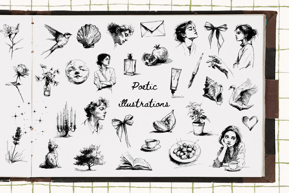 250 Private Discourse Collage Pack, an Object Graphic by Feelsoul (Photo 8 of 10)