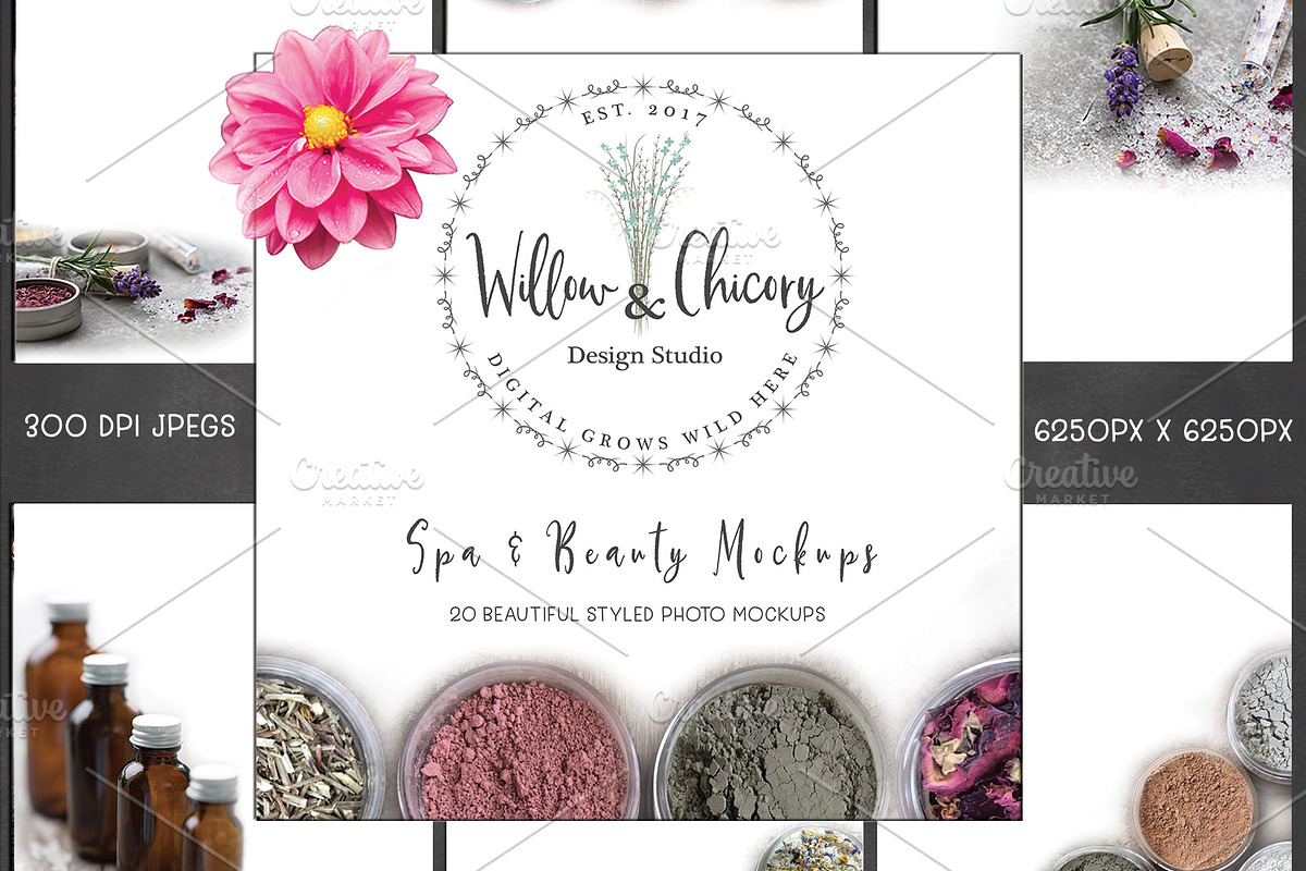 Spa & Beauty Mockup Styled Photos, a Beauty & Fashion Photo by Willow & Chicory (Photo 1 of 8)